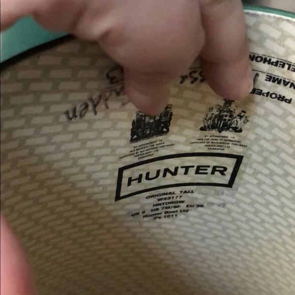 Hunter boots - Picture 2 of 3